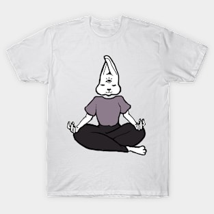 Meditating Bunny T-Shirt